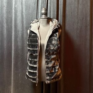 BeBoundless hooded reversible vest.  Faux fur/soft jersey. Never worn with tags.